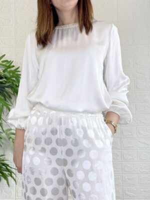 Blusa Jasmine blanca