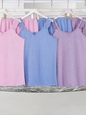 Pijama tirantes corazones pequeños