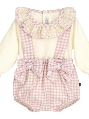 Conjunto berg ranita rosa