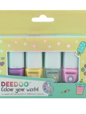 Pack 4 esmaltes uñas deedoo