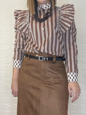 Camisa Ariadna marrón