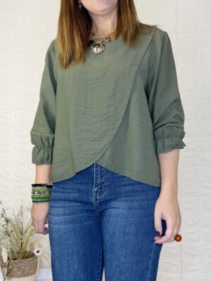 Blusa sira verde