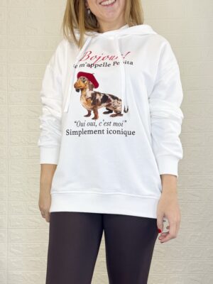 Sudadera Pepita blanca