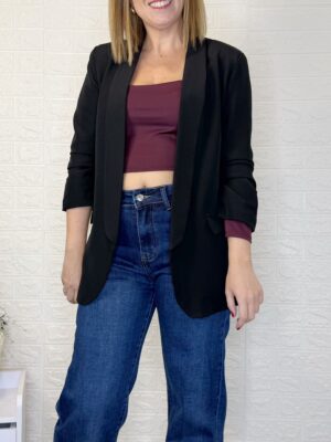 Blazer ronda negra