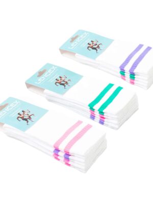 Calcetines deportivos rayas colores