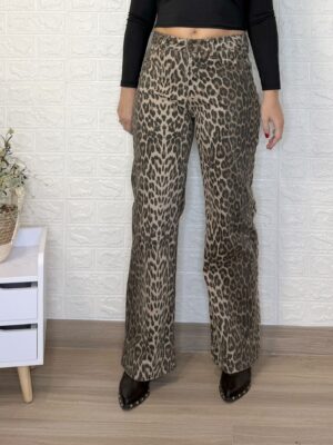 Denim farfallina print