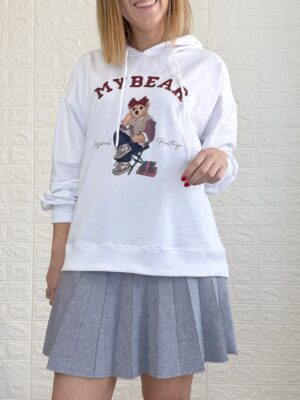 Sudadera my bear blanca