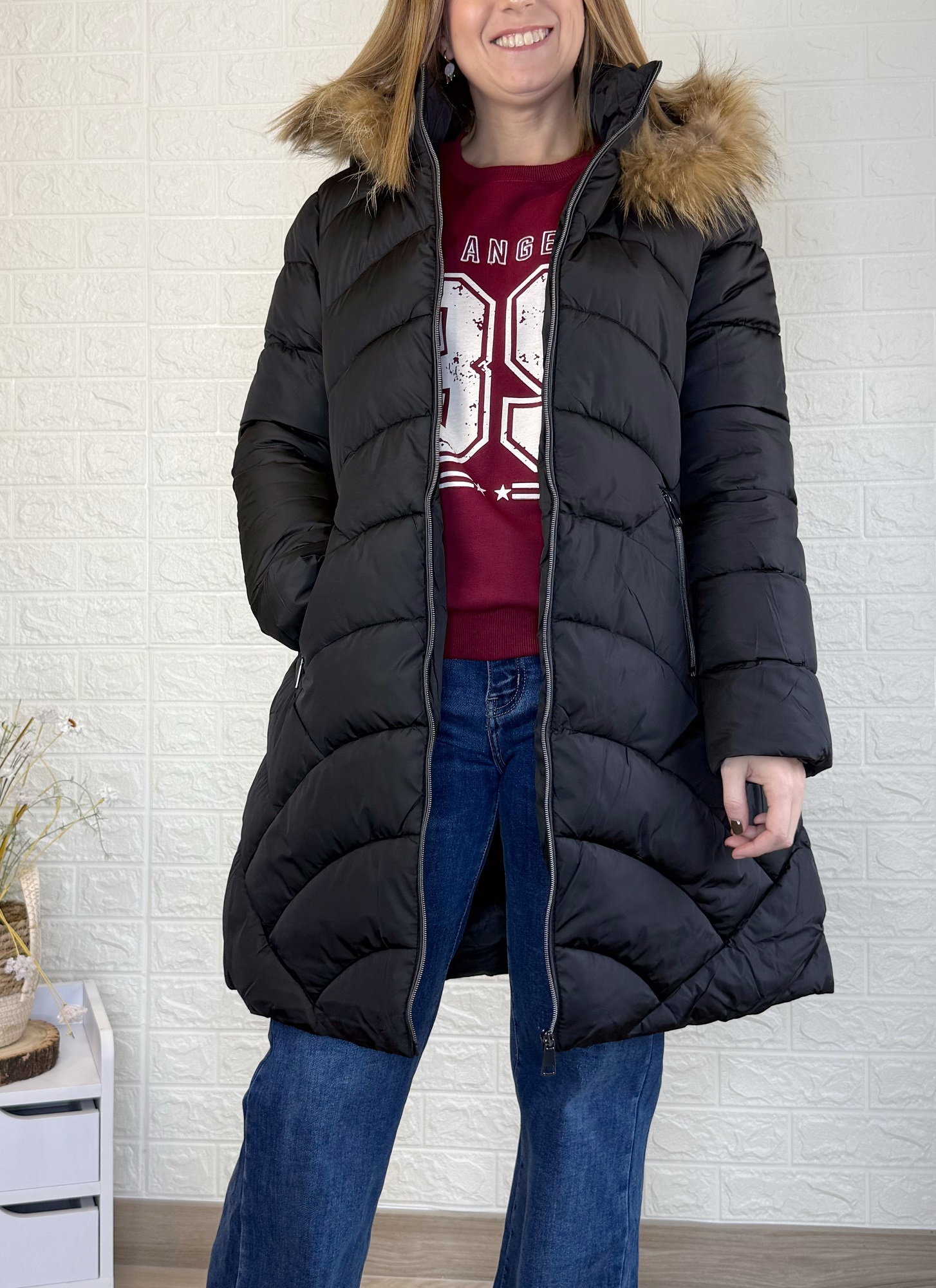 Abrigo Nerea negro 1