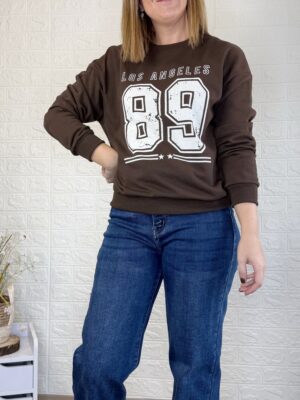 Sudadera Los Ángeles chocolate