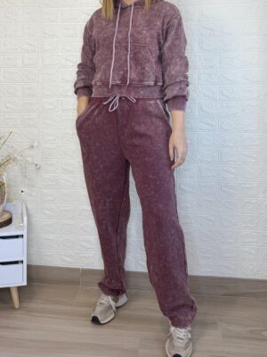 Chándal Estefa granate