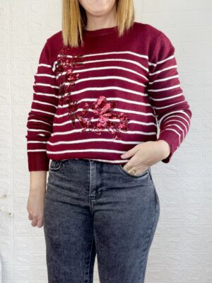 Jersey Eugenia burdeos