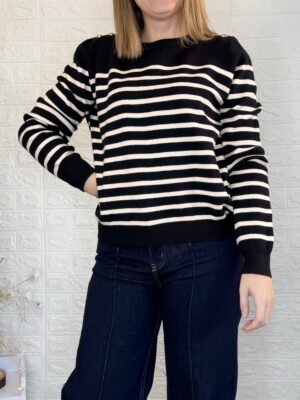 Jersey frida negro y beige