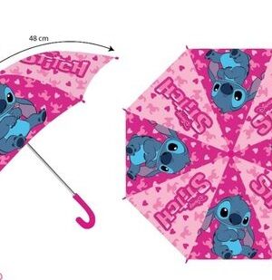 Paraguas stitch rosa