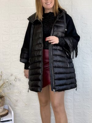 Abrigo emperatriz negro