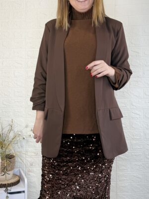 Blazer Olivia chocolate