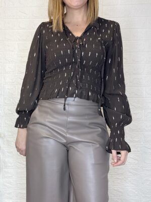 Blusa Izaskun chocolate