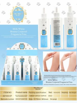 Bruma corporal milk white