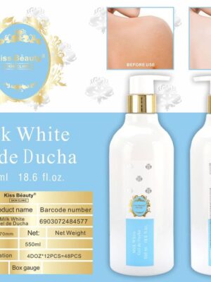Gel ducha milk white 550 ml