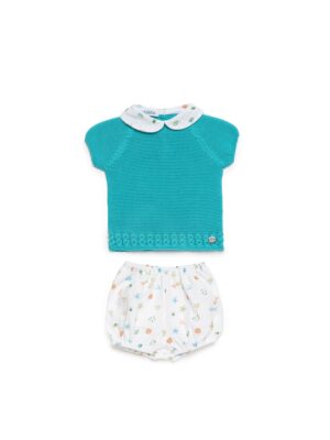 Conjunto bombacho mar turquesa
