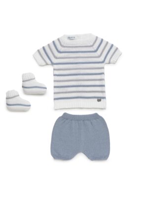 conjunto pantalón lines cielo y patucos