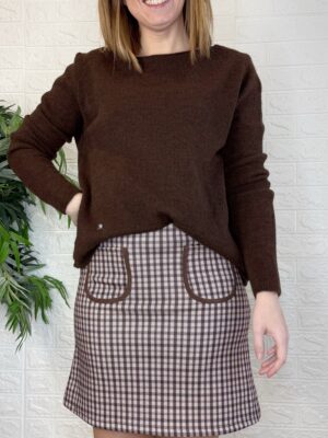 Falda Oliva chocolate