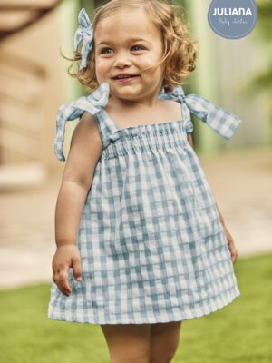 Jesusito + braguita engomado cuadros azul nube