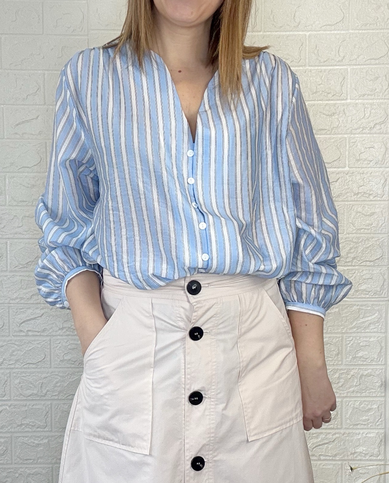 blusa julia celeste