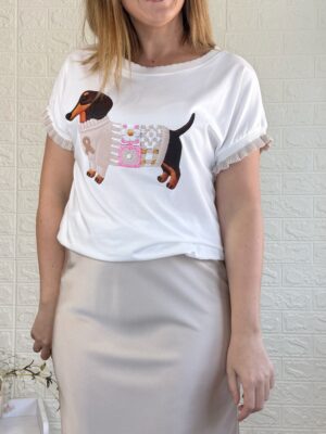 Camiseta Aina beige