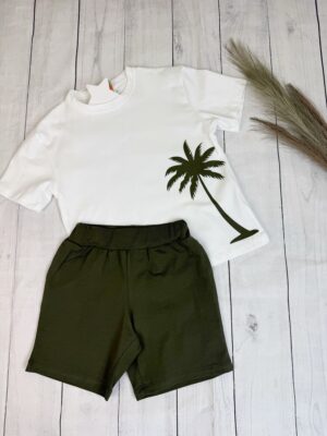 Conjunto palmera kaki