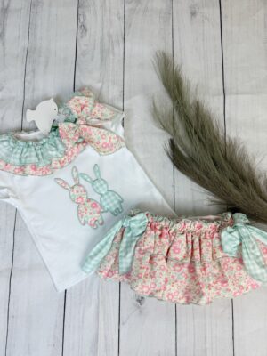 Conjunto braguita conejitos