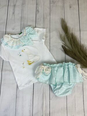 Conjunto braguita patitos