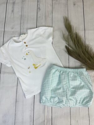 Conjunto bombacho patitos