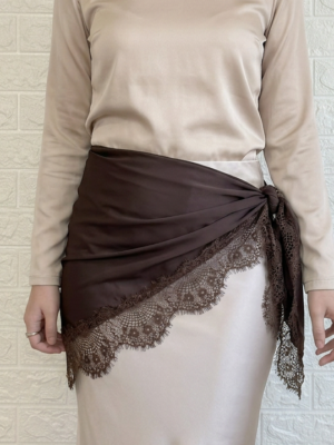 Pañuelo Lior marrón