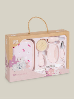 Set cuidado bebe Koala rosa