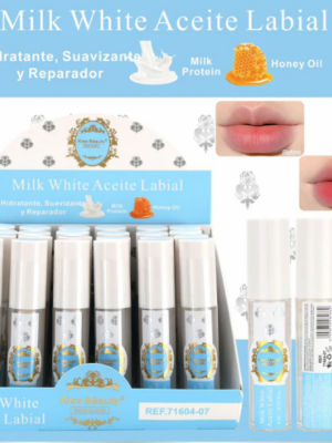 Aceite labial milk white