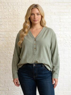 Blusa varadero kaki