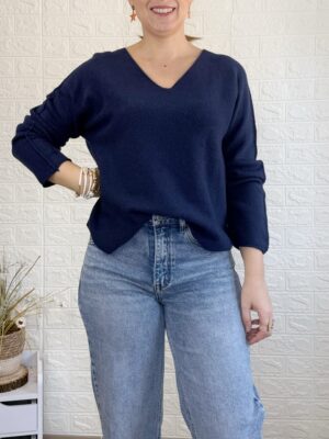 Jersey bolonia marino