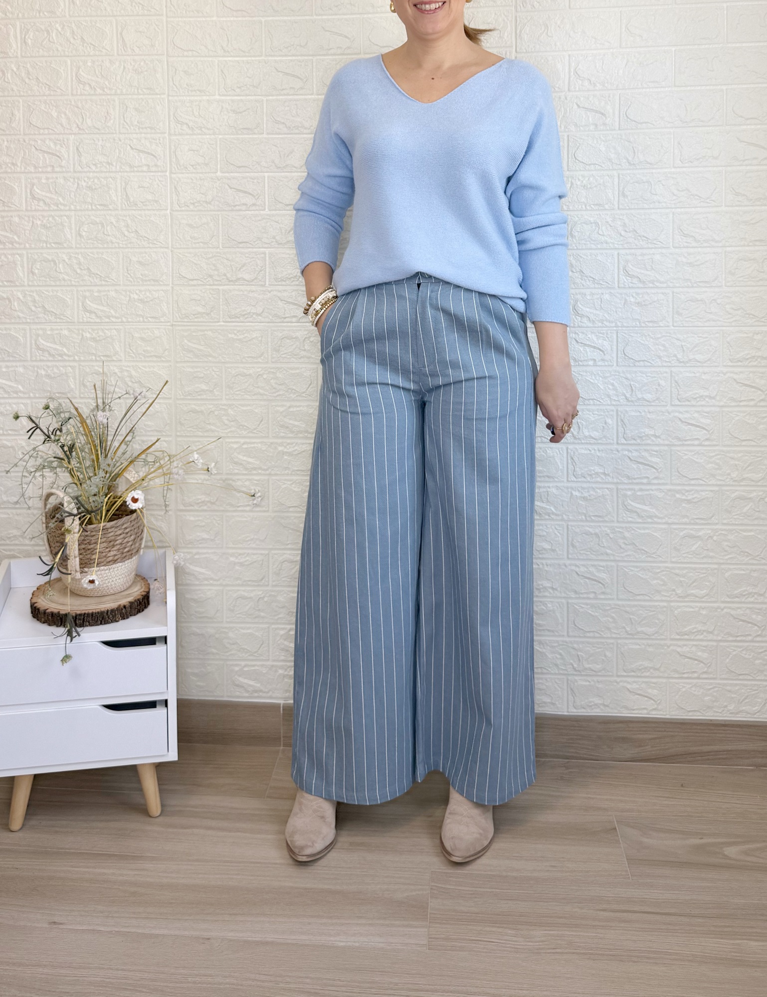 pantalón lirio azul