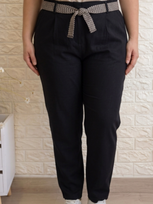 Pantalón Belinda negro talla grande