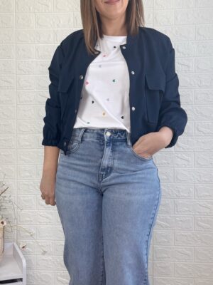 Bomber Claud marino