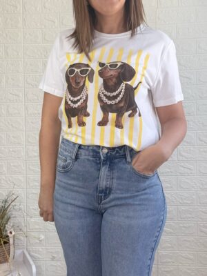 Camiseta Lis amarilla
