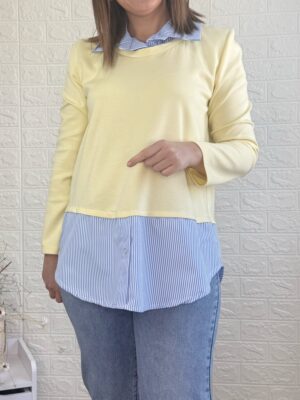 Sudadera Cora amarilla