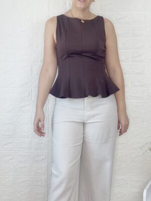 Camiseta nijar chocolate