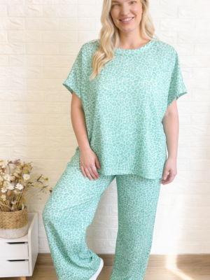 Conjunto aurora verde talla grande