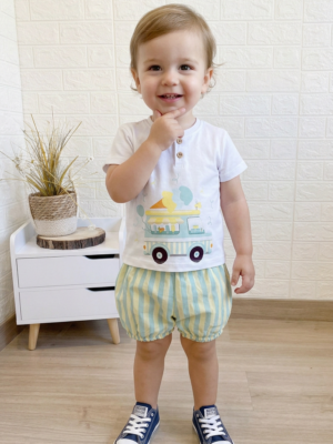 Conjunto carrito helado bombacho