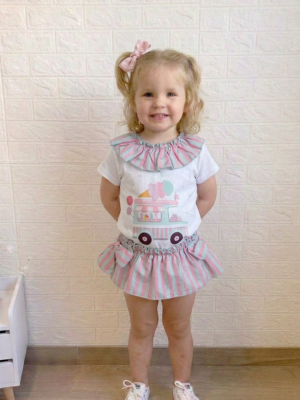 Conjunto carrito helado braguita