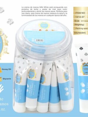 Crema manos milk white