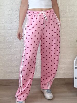 Pantalón jerez rosa /burdeos