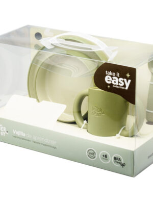 Vajilla aprendizaje verde