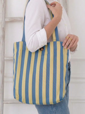 Bolso Mayra azul y amarillo
